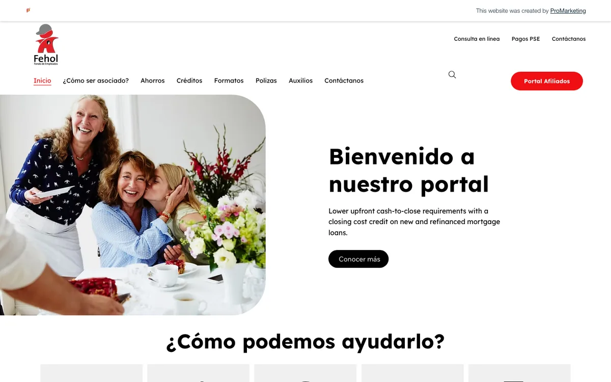 Live view of Fehol · Fondo de Empleados Holcim