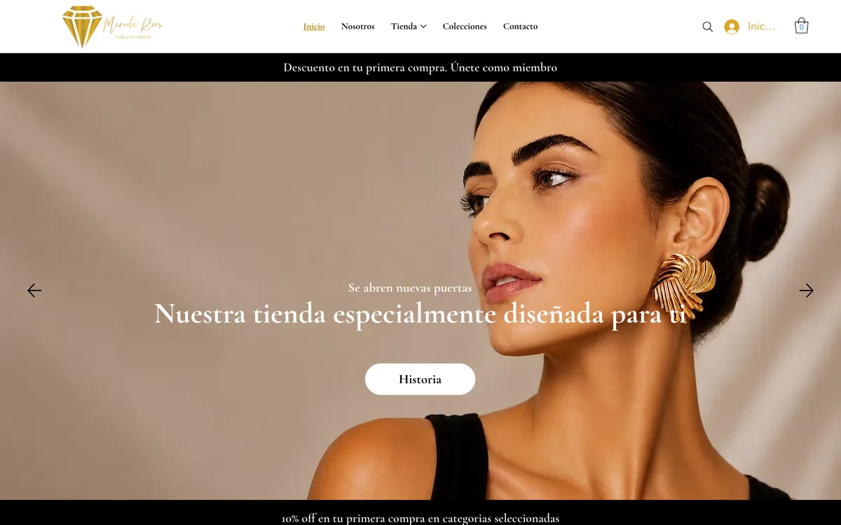 Vista en vivo de Marcela Ríos Joyas