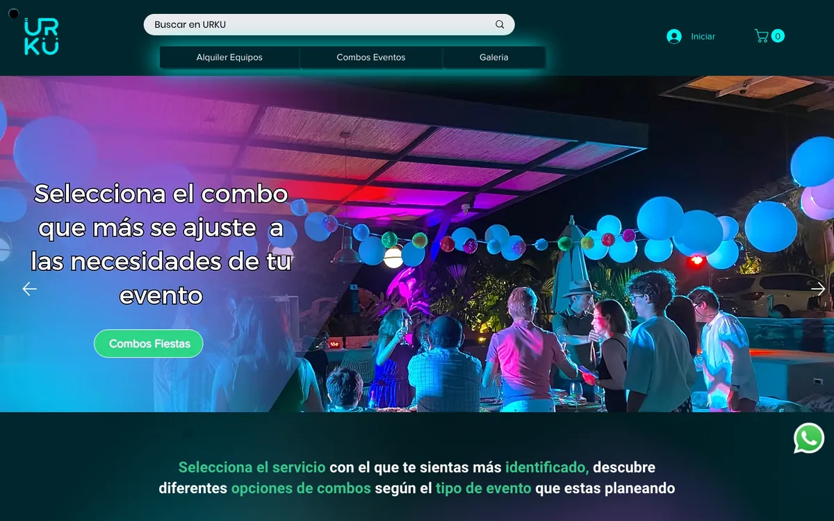 Vista en vivo de URKU Music Entertainment